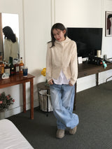 Double Cut Balloon Denim (4c)