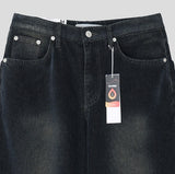 Fracture Bootcut Brushed Denim Pants