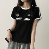 リッパートラックラインカラー半袖Tシャツ