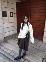 Label Midi Skirt (2color)