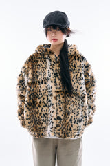 Vega luxe fur hooded jumper