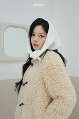Toggle tteokbokki half-fur coat