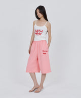 CONY CALL OUT BABY SWEAT SHORTS / PINK