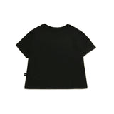 ロマンスクロップTシャツ BLACK