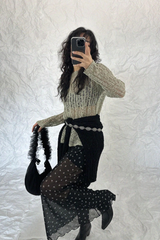 CHIFFON SHIRRING BAG (4COLORS!)