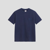 PARAGRAPH トーナルエンブロイダリーTシャツ ネイビー