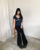 Hapeun Seam Bootcut Pants