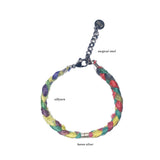 silkyarn karen silver bracelet