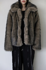 Berlin over fur jacket
