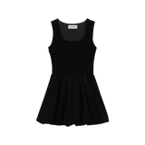 LAYERED BALLOON DRESS