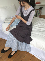 Ripe See-through Dot Three Quarter See-through Layered Tee