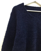 [MD Pick] ハイヤーVネックニット (3color)