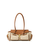 “UBUD”Pieced Leather Biker Bag