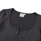 LOGO PRINT LONG SLEEVE TEE