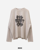 DIS Ribbed Knit Long Sleeve
