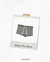 Stripes Mini Shorts