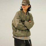LU Overfit Shirring Bomber Jacket