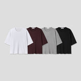 アビン クロップ ワッフル 半袖Tシャツ 4C