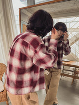 フルートクロップチェックシャツ