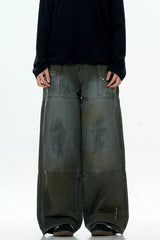 Paint Splatter Logger Cargo Pants