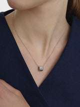 26SS★ Iceblock Silver Necklace