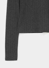 [MADE] Fluffy Layered Ribbed Long Sleeve Top (Set Available)