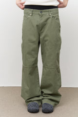 Cone Dyeing Zipper Pants