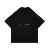 PEANUT STAIN - コケット リボン ブラック オーバーサイズド Tシャツ