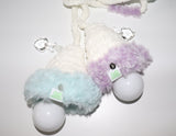 fluffy lavender cozy light
