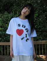 ドットロゴオーバーフィットTシャツ (WHITE)