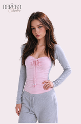 Blanc Center Gray Long-Sleeve T-Shirt