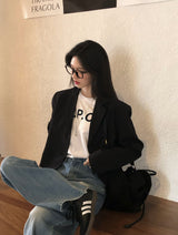 [BELLIDE MADE] Classic mood, single midi jacket blazer