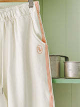 [SS ver] SWEET RIBBON SWEAT PANTS - CREAM/PINK