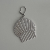Shell-shaped comb keyring