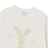 25SS SOLO RABBIT ALIEN SHORT SLEEVE T-SHIRT CREAM