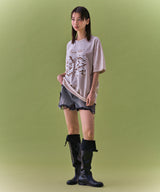 [NF] ワッペン 08 Tシャツ_(MELANGE IVORY)_F24QB295