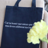 Ta bonté Fabric Bag