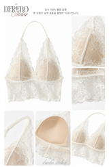 ブラン ハルター レイヤード ニット スリーブレス トップ (BRA SET)