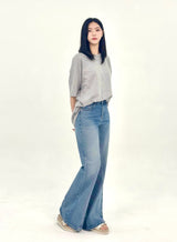 3RD REORDER PANEL FLARE JEANS code 25100