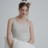 Floral Sleeveless (Grey)