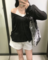 [Layered] リブドホルター ノースリーブTシャツ(5 colors)