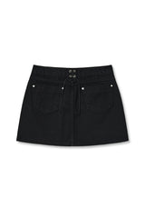 belt skirt (black)