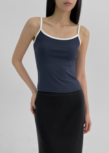 [MADE] Ballbell Color Combination Ringer Sleeveless