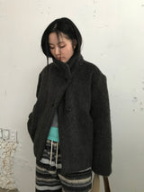 Le Hairi Half-Neck Quilted Coat (2 Colors)