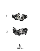 Black Moon Open Ring