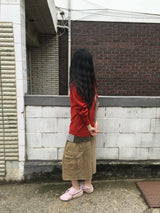 ニットロングスリーブレス