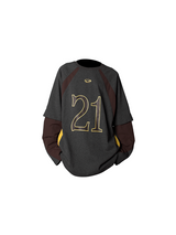 RELABEL Three-dimensional Composition (cutting) Deconstruction Of Human Body Shaping Cutting And Splicing Multi Material Fake Two-piece T-shirt