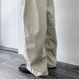 Curved Paneled Balloon Trousers