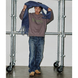 visual solid muffler [blue]