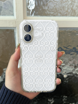 [Clear] Heart Curve Case (Mag safe)